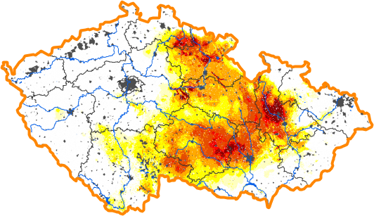 Intenzita sucha - 30. říjen 2016