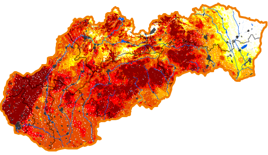 Intenzita sucha - 10. máj 2020