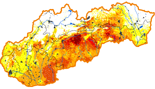 Intenzita sucha - 31. máj 2020
