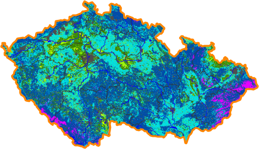 Mapy - Nasycení půdního profilu