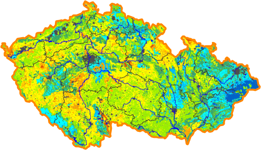 Mapy - Zásoba vody v půdě