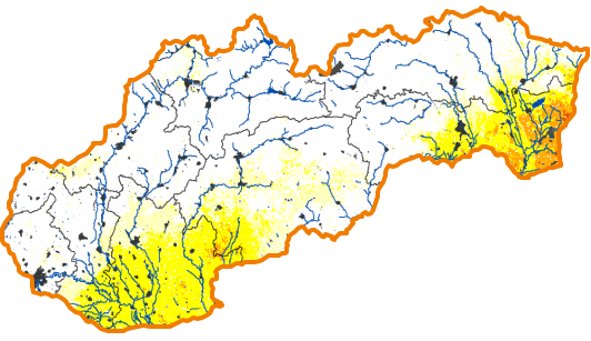 Intenzita sucha - 1. máj 2016
