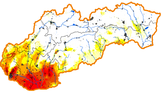 Intenzita sucha - 24. apríl 2022