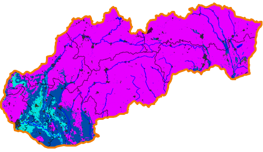 Mapy - Nasýtenia pôdneho profilu