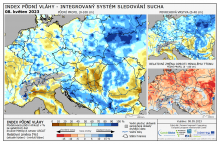 Index půdní vláhy - Evropa - 7. květen 2023
