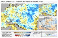 Index půdní vláhy - Evropa - 29. červenec 2023